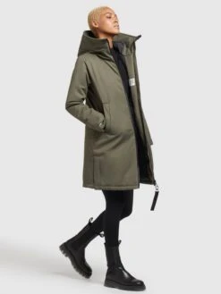 Khujo Tussenmantels Tussenmantel LISAD Dames Kaki -Khujo Verkoopwinkel 4a0307c7c77e5be0eb39b63e6c318b2d