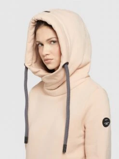 Khujo Hoodies Sweatshirt Rhabea Dames Abrikoos -Khujo Verkoopwinkel 4c708968494c7fdc1cc24bfc2e87dc82