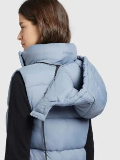 Khujo Bodywarmers Bodywarmer Eden Dames Lichtblauw -Khujo Verkoopwinkel 4d4f133dc85354adb67f09cde604279b