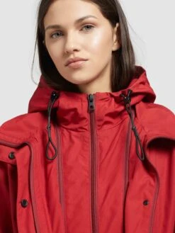 Khujo Parkas Tussenparka FELINA Dames Rood -Khujo Verkoopwinkel 4f3440b8e3c7d0f57e7847040c519a54