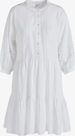 Khujo Blousejurken Blousejurk Crepes Dames Wit