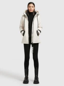 Khujo Tussenjassen Tussenjas Tweety Dames Offwhite -Khujo Verkoopwinkel 541b2f93ef175501b1a4e73981006086