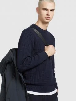 Khujo Winterjassen Winterjas Cloyd Heren Marine -Khujo Verkoopwinkel 587dc2fcd5dad6a01a26734afb70817a