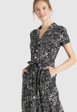 Khujo Blousejurken Blousejurk Goya Dames Zwart -Khujo Verkoopwinkel 588863fa0c2667147189b00e4d023b63