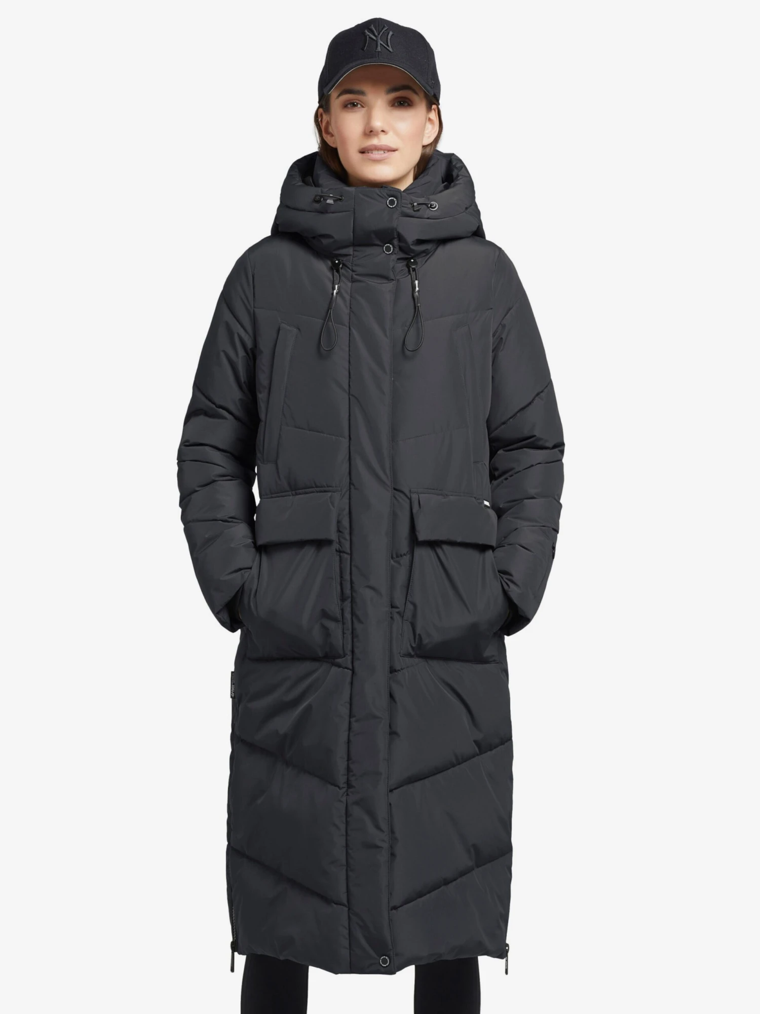 Khujo Wintermantels Wintermantel Elvita Dames Donkerblauw 3 Khujo Wintermantels Wintermantel Elvita Dames Donkerblauw