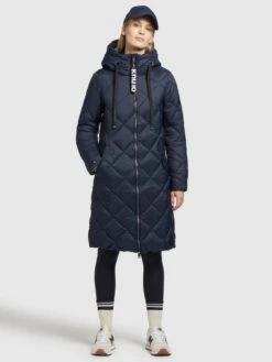 Khujo Wintermantels Wintermantel LENNJA Dames Marine -Khujo Verkoopwinkel 5b88781854eb8447358080aa83cda06a