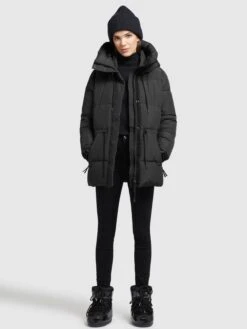 Khujo Winterjassen Winterjas Leviani Dames Zwart -Khujo Verkoopwinkel 5f08c1ca4a5d1b18142ee375cec010c4