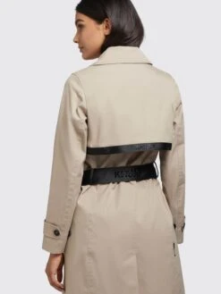 Khujo Trenchcoats Tussenmantel Sarina Dames Lichtbeige -Khujo Verkoopwinkel 60f30ffae06f5ee522a30e4517da0ec8