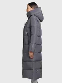 Khujo Wintermantels Wintermantel Soulani Dames Stone Grey -Khujo Verkoopwinkel 61eeb153ec8b1d827ef935abf5be434e