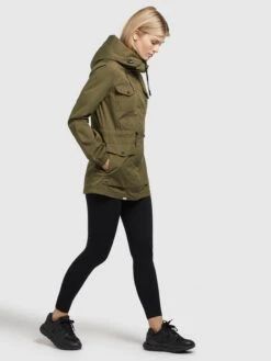Khujo Parkas Tussenparka ELST Dames Olijfgroen -Khujo Verkoopwinkel 62820fbd964ef857f01d865a6652b6d0
