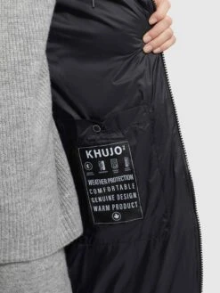 Khujo Wintermantels Wintermantel TUULA Dames Zwart -Khujo Verkoopwinkel 63849631cb5861192e88bd2a49f2cd32