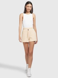 Khujo Shorts Regular Broek Dames Lichtgeel -Khujo Verkoopwinkel 68ec507de2945c048827f3c0c278339c