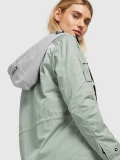 Khujo Tussenjassen Tussenjas FLAMES Dames Pastelgroen -Khujo Verkoopwinkel 6b10ea9e49db3f9b9701f4685c129269