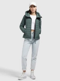 Khujo Tussenjassen Tussenjas Lovina4 Matt Dames Smaragd -Khujo Verkoopwinkel 6cb064fe00131d6754d83e0482e04243