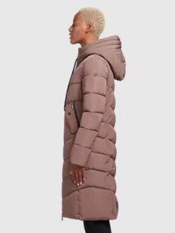 Khujo Wintermantels Wintermantel Ayleena Dames Chamois -Khujo Verkoopwinkel 70271bbd9cb0ce12b9d314cbbe39b550