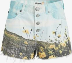 Khujo Denim Shorts Loosefit Jeans Anouk Dames Gemengde Kleuren
