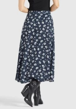 Khujo Hepke - A-Lijn Rok - Blau-Weiß Geblümt -Khujo Verkoopwinkel 7301bb1085ed420dbc5611b2e1d354f7