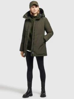 Khujo Winterjassen Winterjas Kanda 2 Dames Olijfgroen -Khujo Verkoopwinkel 771170ec28c44794f686f65e3b827d71