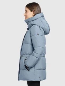 Khujo Winterjassen Winterjas Leviani2 Dames Duifblauw -Khujo Verkoopwinkel 786a0281db16b03d26f172df44ac2ac3