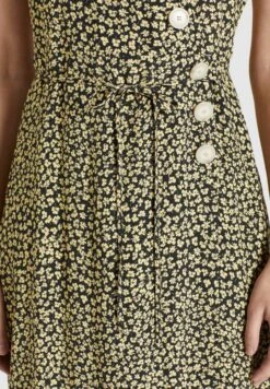 Khujo Blousejurken Blousejurk Porgy Dames Pasteelgeel / Zwart -Khujo Verkoopwinkel 7955cee76a36ad88910e3d6379ba4936