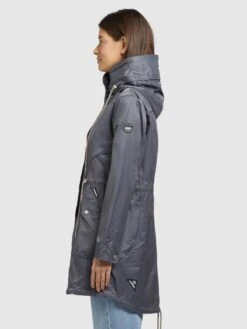 Khujo Parkas Tussenparka ONDA2 Dames Duifblauw -Khujo Verkoopwinkel 79bb13900fb2cbf95d05866b608da89d