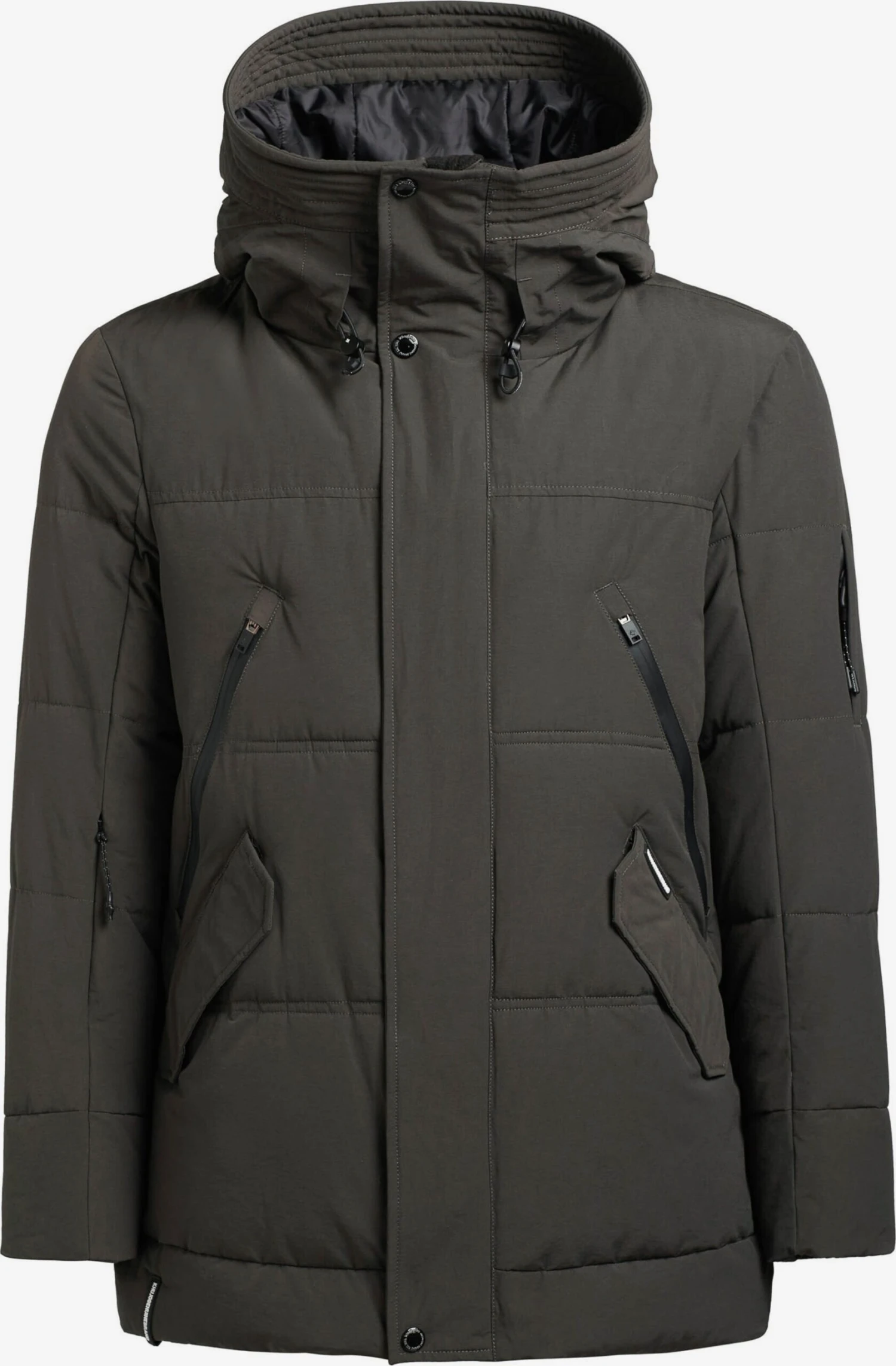 Khujo Winterjassen Winterjas Fank Heren Donkergroen 3 Khujo Winterjassen Winterjas Fank Heren Donkergroen