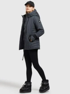 Khujo Winterjassen Winterjas TWEETY PRIME6 STRUCTURED Dames Blauw -Khujo Verkoopwinkel 7f49727adad1caa6548fe006c9f7e97f