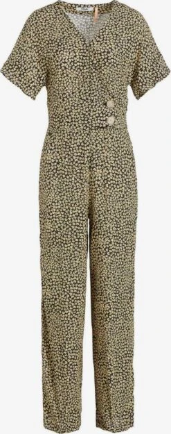 Khujo Lange Jumpsuits Jumpsuit Borgia Dames Zwart