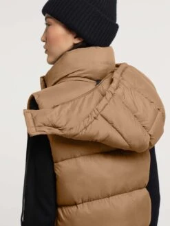 Khujo Bodywarmers Bodywarmer Eden Dames Lichtbruin -Khujo Verkoopwinkel 800065465832a66f8141de81cfd3453a