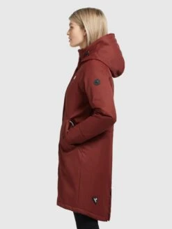 Khujo Parkas Tussenparka Dames Roestrood -Khujo Verkoopwinkel 8018418f70722048f45ad2679968c070