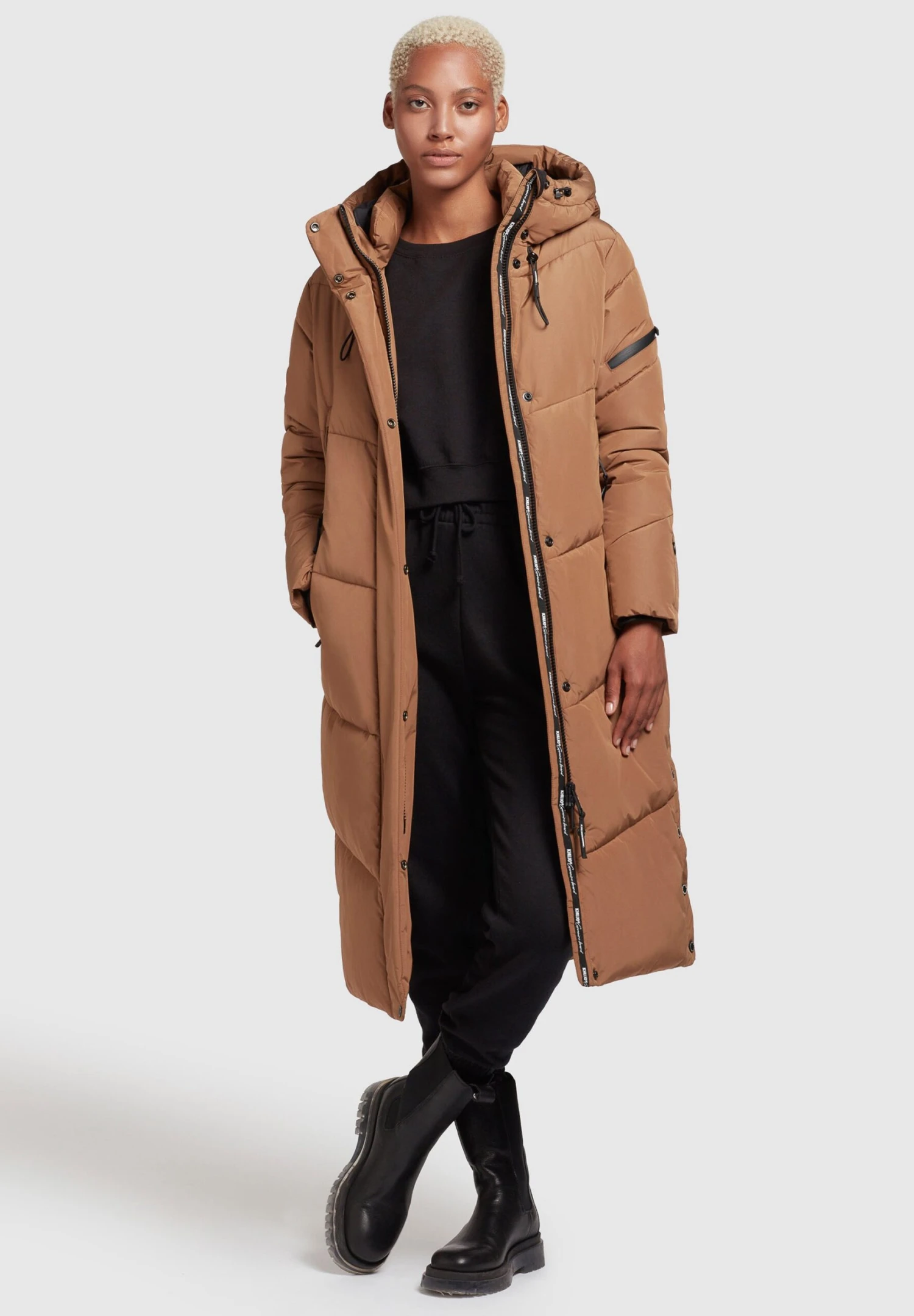 Khujo Sonje3 - Winterjas - Ocker 4 Khujo Sonje3 - Winterjas - Ocker - Afbeelding 2