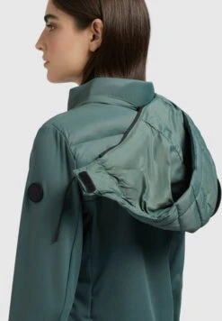 Khujo Ghita Matt - Jas - Kupfergrün -Khujo Verkoopwinkel 80b46df7ba944e2c9dbf31438a0a41ef