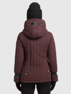 Khujo Winterjassen Winterjas Dames Wijnrood -Khujo Verkoopwinkel 80e6fa5a21f9775dd77756e2374ad4a2