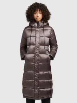 Khujo Wintermantels Wintermantel Julina Dames Taupe -Khujo Verkoopwinkel 825e21621f71d9ae1c14ec60c3ad545b