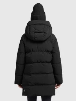 Khujo Korte Mantels Wintermantel Wente Dames Zwart -Khujo Verkoopwinkel 8687b4f869f3f062b22096f7d203aa2b