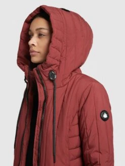 Khujo Winterjassen Winterjas Jerry Dames Roestrood -Khujo Verkoopwinkel 87a6e76876190d9c55bad694279331fd