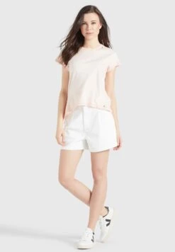 Khujo T-shirts Shirt Matama Dames Poederroze -Khujo Verkoopwinkel 87aa53e633a70fcfbcc30cd6b81a820d