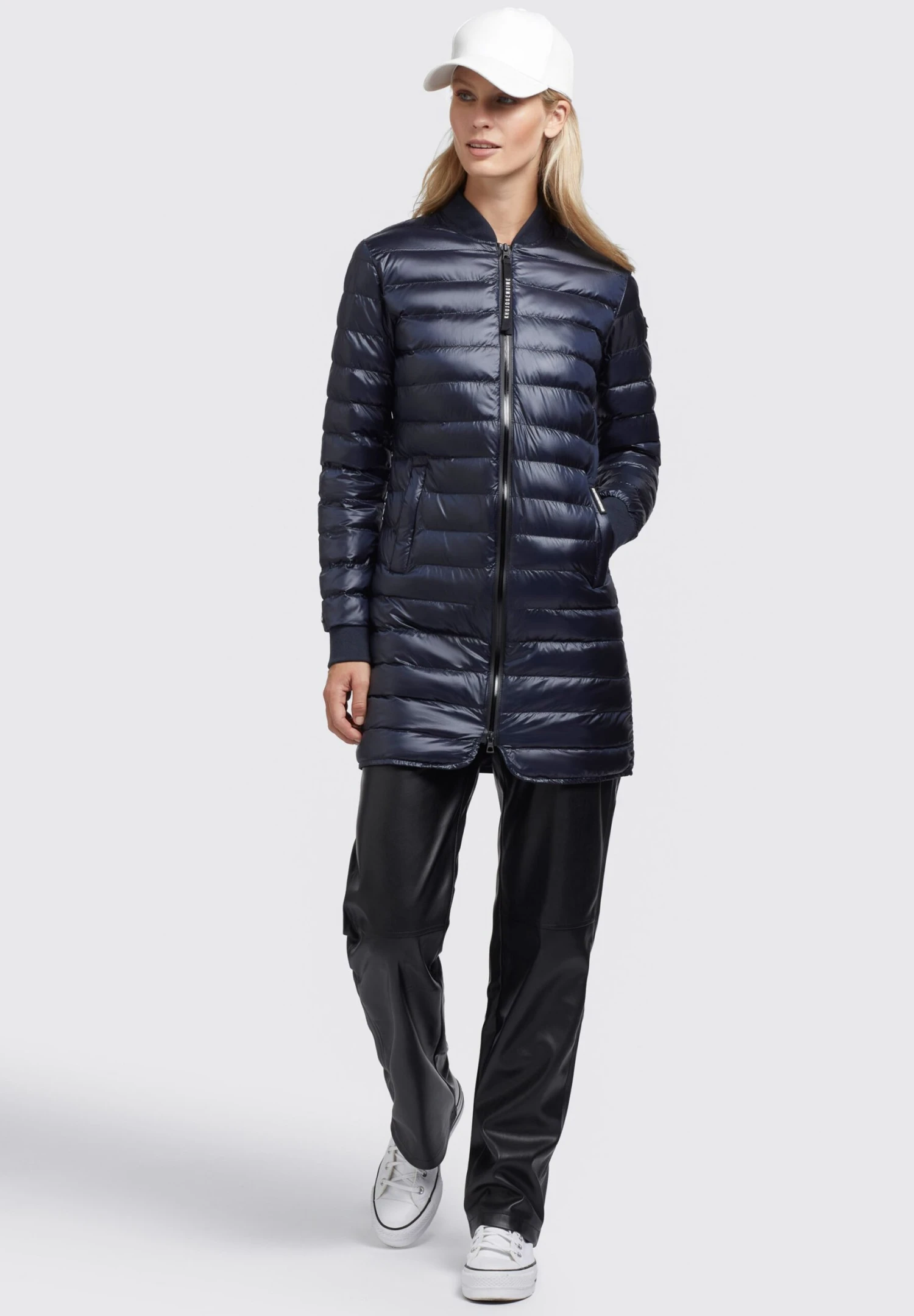 Khujo Greta Shiny - Jas - Dunkelblau 4 Khujo Greta Shiny - Jas - Dunkelblau - Afbeelding 2