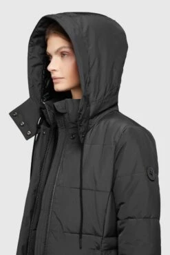 Khujo Wintermantels Wintermantel Cliv Dames Zwart -Khujo Verkoopwinkel 8b39a0852b9989a5a880192b042b362a