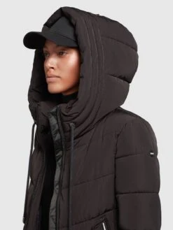 Khujo Wintermantels Wintermantel Ayleena Dames Zwart -Khujo Verkoopwinkel 8eeb525859603e5aef331184513747ba