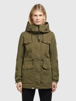 Khujo Parkas Tussenparka ELST Dames Olijfgroen -Khujo Verkoopwinkel 8f3ad8132ee8f0381a6d5dae7cf5a81a