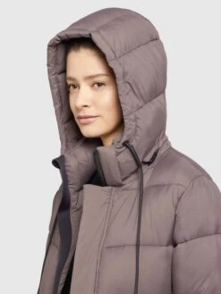 Khujo Wintermantels Wintermantel Julina Dames Mauve -Khujo Verkoopwinkel 90a8101bef960839b71c65b6d849731e