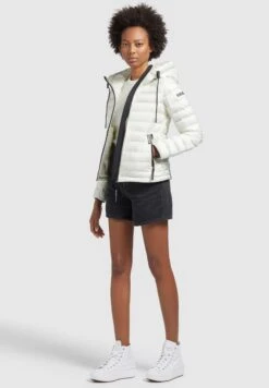 Khujo Lovina4 Shiny - Jas - Cremeweiß -Khujo Verkoopwinkel 937066f709c644a9bda1cb1a932f8832