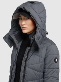 Khujo Tussenmantels Tussenmantel Fitt Light Dames Donkergrijs -Khujo Verkoopwinkel 959775e15a869d9e0a85823ab0496e27