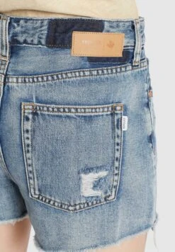 Khujo Denim Shorts Loosefit Jeans Anouk Dames Blauw -Khujo Verkoopwinkel 96139683422329f7ecd0e51bd7896ed1