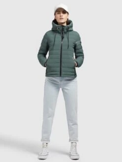 Khujo Tussenjassen Tussenjas Lovina4 Matt Dames Smaragd -Khujo Verkoopwinkel 996b4e0f2c5b24e3adab364a44dcf8c5