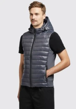 Khujo Wemo Shiny - Bodywarmer - Grau -Khujo Verkoopwinkel 9b543eeefbf7473895764e54db8ff74a