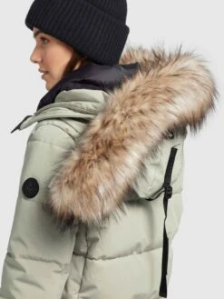 Khujo Wintermantels Wintermantel Cloren Dames Mintgroen -Khujo Verkoopwinkel 9c06cf5ab43fd746f6c09db5b9d20bce