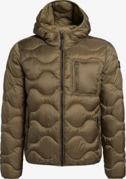 Khujo Tussenjassen Tussenjas Remo Heren Olijfgroen