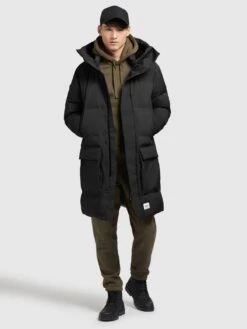 Khujo Wintermantels Winterjas Slow Heren Zwart -Khujo Verkoopwinkel a25e0e6433eb848766d8d939f5fff8d8